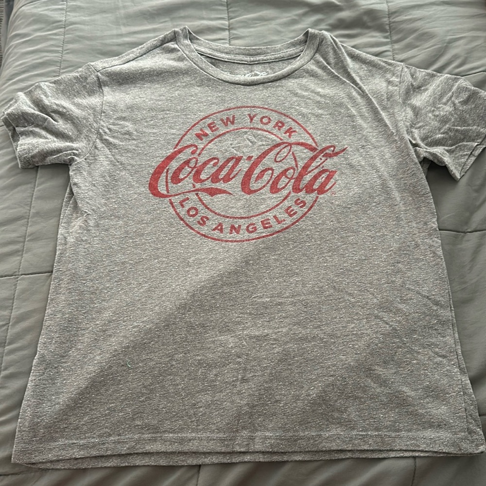 Grey Coca-Cola Top